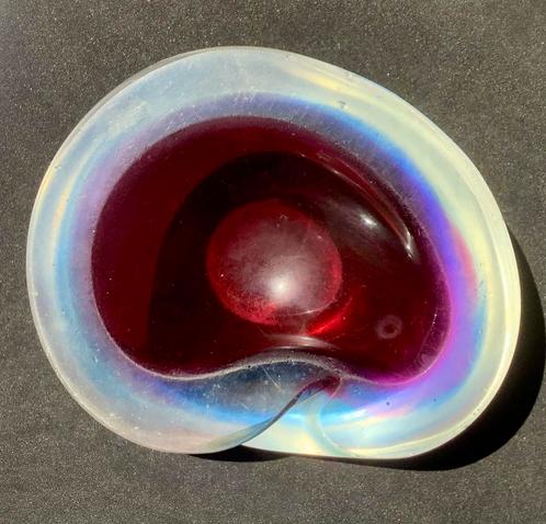 Murano sommerso glazen geode schaaltje, Antiek en Kunst, Antiek | Glas en Kristal, Ophalen of Verzenden