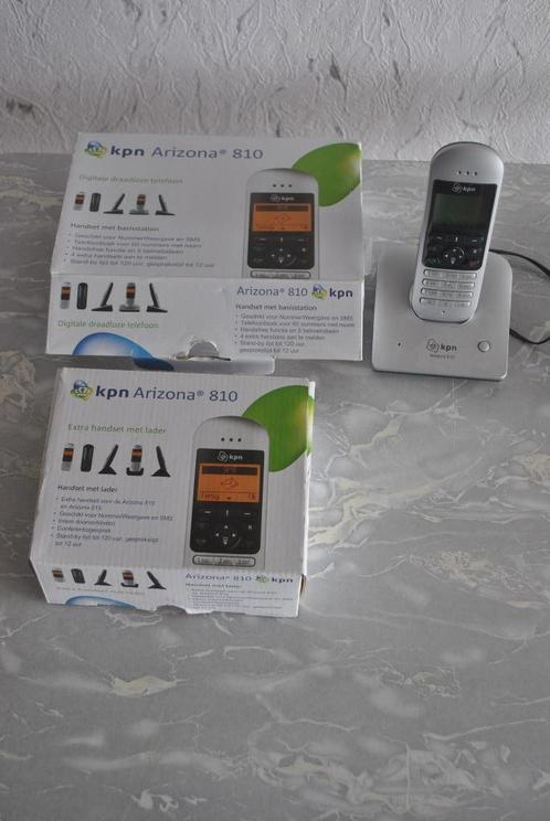 Telefoon + extra handset, Arizona 810, Telecommunicatie, Vaste telefoons | Handsets en Draadloos, Gebruikt, 1 handset, Ophalen of Verzenden