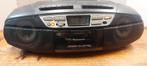 Radio cd . Dubbele tapedeck cassette. Panasonic, Ophalen of Verzenden, Gebruikt, Radio