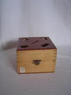 Vintage houten blokkendoos Simplex Toys Holland, Ophalen of Verzenden, Gebruikt, Overige typen