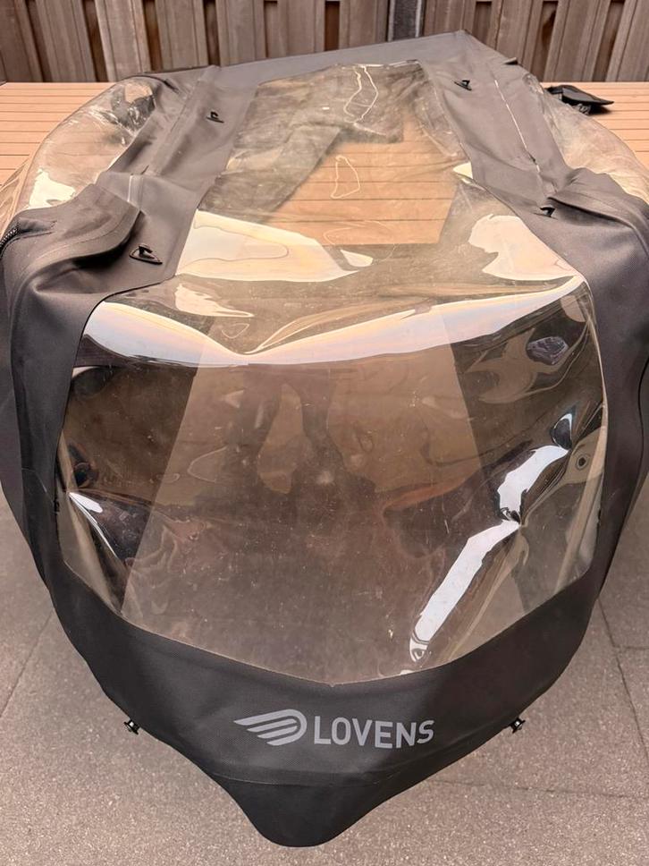 Lovens Regenhuif voor een bakfiets, Fietsen en Brommers, Fietsen | Bakfietsen, Zo goed als nieuw, 4 kinderen of meer, Huif, Ophalen