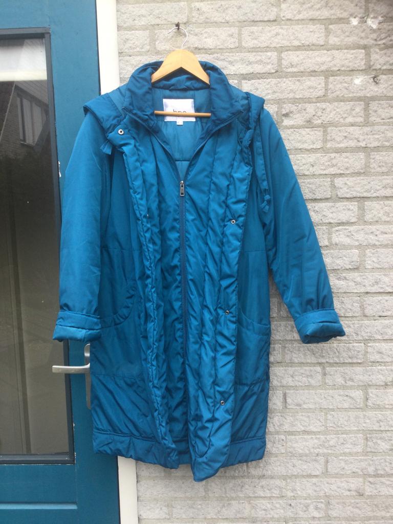 Mooie warme TURQOISE WINTERJAS, NIEUW, mt 42( 40-46), Kleding | Dames, Jassen | Winter, Bonprix, Overige kleuren, Maat 42/44 (L)