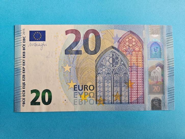 20 euro biljet uit 2015, Postzegels en Munten, Bankbiljetten | Europa | Eurobiljetten, Los biljet, Overige landen, 20 euro, Verzenden