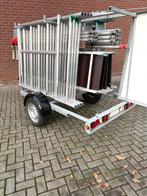 NIEUWSTAAT ! Altrex steiger met aanhanger, Doe-het-zelf en Verbouw, Ophalen, Zo goed als nieuw, Rolsteiger of Kamersteiger, 5 meter of hoger