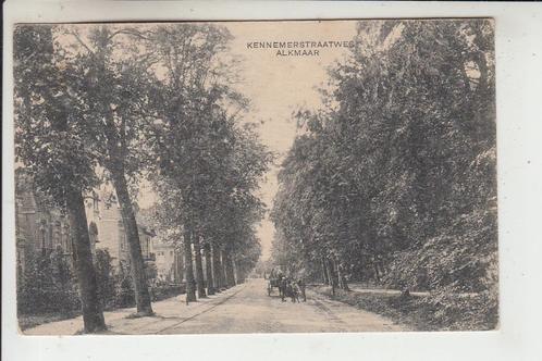 Alkmaar, Kennemerstraatweg, Verzamelen, Ansichtkaarten | Nederland, Gelopen, Noord-Holland, 1920 tot 1940, Ophalen of Verzenden