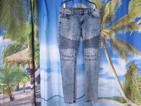 lange benen Blauwe stretch spijker broek mt 44 Forplay, Kleding | Dames, Broeken en Pantalons, Gedragen, Maat 42/44 (L), Blauw