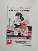 AJAX - FC Twente Programma KNVB Bekerfinale, Verzamelen, Sportartikelen en Voetbal, Verzenden, Gebruikt, Ajax