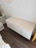 Vintage Jaren 60 Kastje - Echt Hout maat 110x39x60, Ophalen, 50 tot 100 cm, Zo goed als nieuw, Met lade(s)