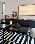 HAY Tray Table Salontafel Zwart 2 stuks, Ophalen, Scandinavisch design, Gebruikt, 50 tot 100 cm
