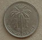 Belgisch Congo, 1 franc 1923 (Frans), Ophalen of Verzenden, Overige landen, Losse munt
