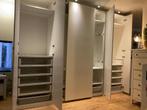 Mooie witte  IKEA PAX Kledingkasten Combinatie, Ophalen, 200 cm of meer, Met klep(pen), Zo goed als nieuw