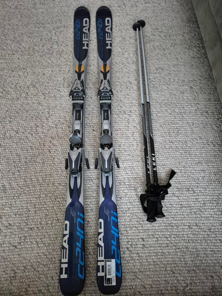 Head Ski's met Stokken - Gebruikt, Ophalen, 160 tot 180 cm, Gebruikt, Carve