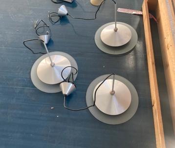 Set Vintage Dijkstra hanglampen beschikbaar voor biedingen