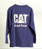 Ongedragen vintage blauw CATERPILLAR T-shirt, maat M (48/50), Ophalen of Verzenden, Zo goed als nieuw, Caterpillar, Maat 48/50 (M)