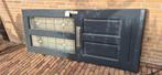 Houten Voordeur met Glas in Lood, Doe-het-zelf en Verbouw, Ophalen, Gebruikt, 200 tot 215 cm, Glas