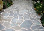Siertegels natuursteen flagstones, Tuin en Terras, Tegels en Klinkers, Ophalen, Zo goed als nieuw, Natuursteen, Terrastegels