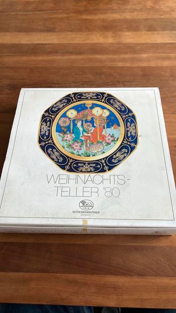 Decoratief Wandbord Weihnachts-Teller '80 Hutschenreuther beschikbaar voor biedingen