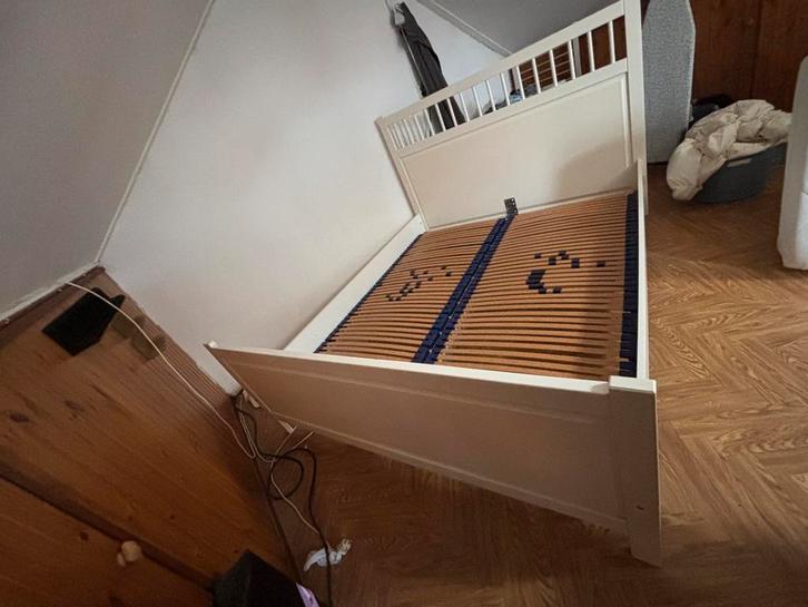 Tweepersoonsbed - GRATIS, Huis en Inrichting, Slaapkamer | Bedden, Gebruikt, Tweepersoons, 180 cm, Hout, Ophalen