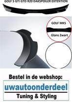 VW Golf 5 GTI Achterklep Spoiler Extension Hoogglans Zwart, Verzenden