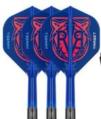 Gezocht: RVB target K-flex blauw/oranje, Sport en Fitness, Darts, Ophalen of Verzenden, Nieuw, Flights