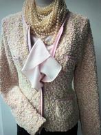 Un Deux Trois 1 2 3 vest jasje roze beige 40 42 l xl, Maat 38/40 (M), Verzenden, Zo goed als nieuw, Maison 1 2 3