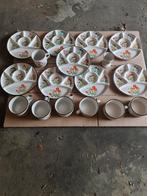 Wildflowers fondue borden/ servies retro vintage, Huis en Inrichting, Keuken | Servies, Ophalen of Verzenden, Overige stijlen