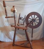 Oud spinnenwiel Voor hobby , home decoratie, Ophalen