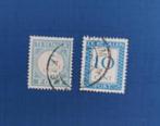 Postzegel NL 1912 en 1947 2 Portzegels 5 en 10 ct 30-03, Postzegels en Munten, Postzegels | Nederland, Verzenden, T/m 1940, Gestempeld