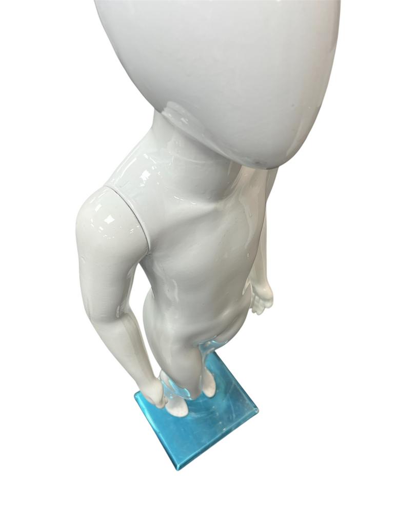 Witte kind Mannequin Pop, Ophalen, Zo goed als nieuw, Jongen of Meisje, Zwem-accessoire