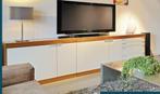 Pastoe dressoir Kersen/Beige, Ophalen, Kersenhout, 200 cm of meer, Modern