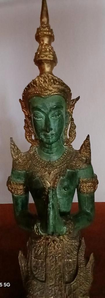 Teppanom Thaise tempelwachter, Huis en Inrichting, Woonaccessoires | Boeddhabeelden, Gebruikt, Ophalen of Verzenden