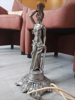 Tinnen lamp vrouw, Huis en Inrichting, Ophalen of Verzenden, Zo goed als nieuw