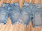 2x korte spijkerbroek van Hema jongen MAAT 134/140., Ophalen of Verzenden, Zo goed als nieuw, Jongen, Broek