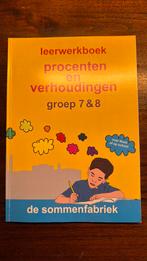 Leerwerkboek procenten en verhoudingen groep 7-8, Ophalen of Verzenden, Zo goed als nieuw, Overige niveaus, Nederlands