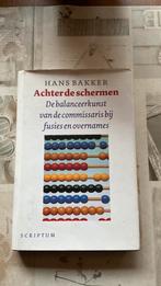 H. Bakker - Achter de schermen, H. Bakker, Sociale wetenschap, Ophalen of Verzenden, Zo goed als nieuw