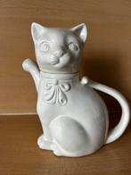 Witte Kat Theepot poes, Ophalen of Verzenden, Zo goed als nieuw