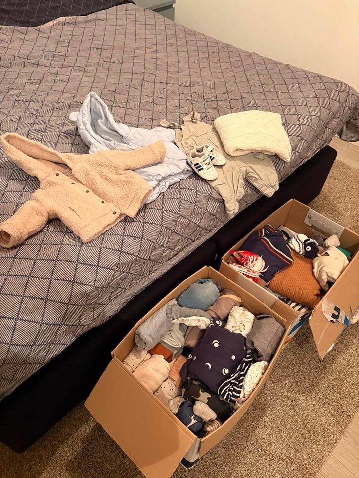 Jongenskleding maat 56-74 - Zomerbaby, Kinderen en Baby's, Babykleding | Baby-kledingpakketten, Gebruikt, Maat 56, Ophalen