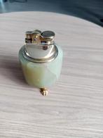 Vintage Tafelaansteker met Groene Steen, Verzamelen, Ophalen of Verzenden, Gebruikt