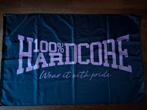 Vlag 100% Hardcore 100 x 150 cm, Diversen, Vlaggen en Wimpels, Ophalen, Zo goed als nieuw