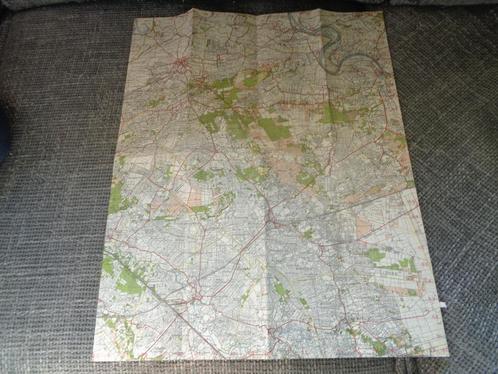 Stafkaart mobilisatie ’s-Hertogenbosch O 1939 oorlog wo2, Verzamelen, Militaria | Algemeen, Landmacht, Overige typen, Nederland