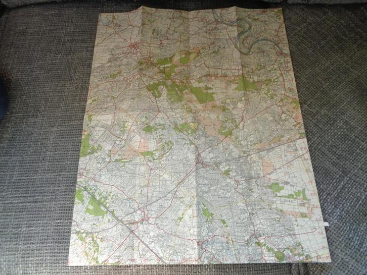 Stafkaart mobilisatie ’s-Hertogenbosch O 1939 oorlog wo2, Verzamelen, Militaria | Algemeen, Landmacht, Overige typen, Nederland