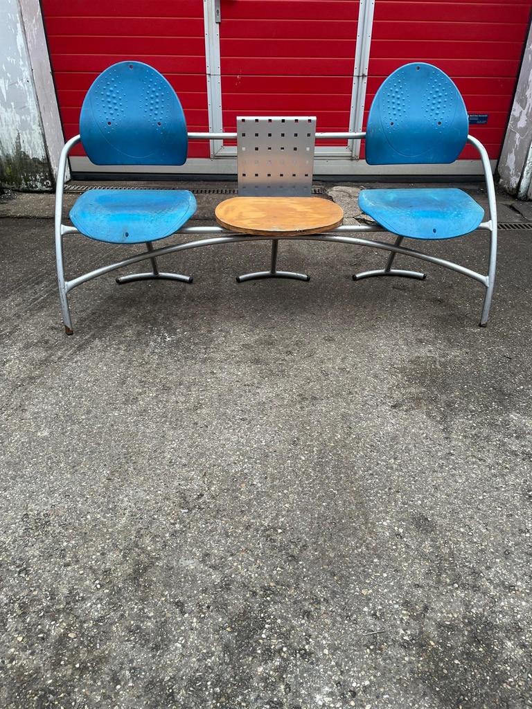 Vintage Tête-à-Tête Bankje met Tafel, Antiek en Kunst, Ophalen of Verzenden