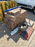 15 x 15  stenen gratis, Tuin en Terras, Ophalen, Gebruikt, Klinkers, 5 tot 10 m²