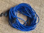 Dik verlengsnoer, blauw, 25 meter., Ophalen, Zo goed als nieuw, Kabel of Snoer
