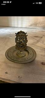 Mooie  antieke lucifers houder, Antiek en Kunst, Ophalen of Verzenden