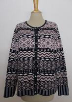Mooi lichtroze/zwart print vest! 40, Verzenden, Zo goed als nieuw, Maat 38/40 (M), Zwart
