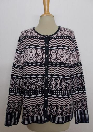 Mooi lichtroze/zwart print vest! 40 beschikbaar voor biedingen
