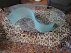 Glazen Salontafel - Space Age Design, Gebruikt, Glas, Minder dan 50 cm, Ovaal