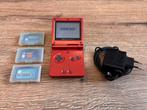 Gameboy Advance SP Rood, Spelcomputers en Games, Ophalen of Verzenden, Zo goed als nieuw, Game Boy Advance SP
