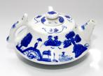 Antieke Chinees Blauw Wit Porselein Theepot, Antiek en Kunst, Antiek | Porselein, Verzenden